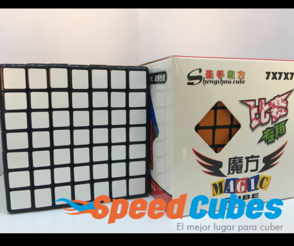 Cubo Rubik 7x7 Sengshou Base Negra